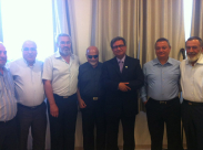 وفد من مدينة يافا يشارك في حفل تكريم سماحة القاضي احمد ناطور